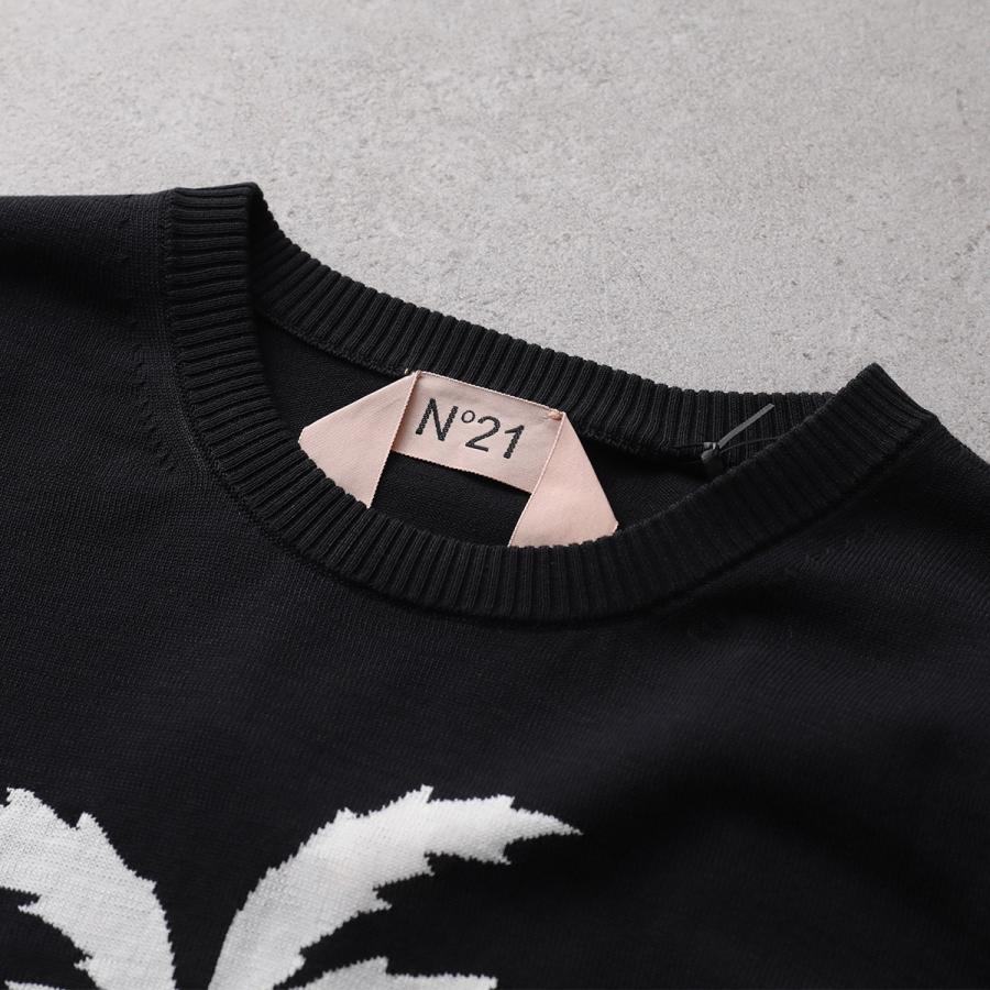新品✨N°21 ヌメロ レザーロゴ ニット M相当 ブラック 楽天市場】ヌメロヴェントゥーノ N°21 セーター メンズ ニット 2色展開