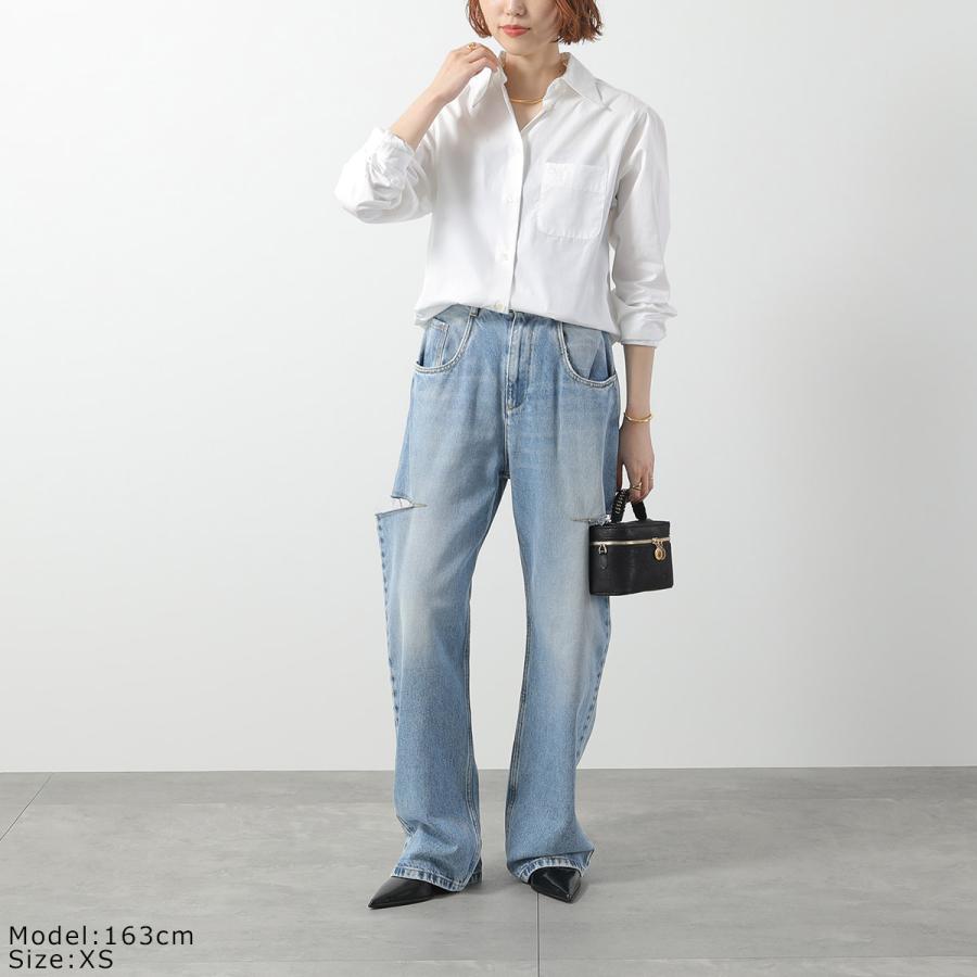 N゜21(ヌメロ ヴェントゥーノ) 長袖シャツブラウス サイズS レディース美品  - 白 春・秋物 N°21（ヌメロヴェントゥーノ） シャツ G014 0074 レディース 長袖 胸