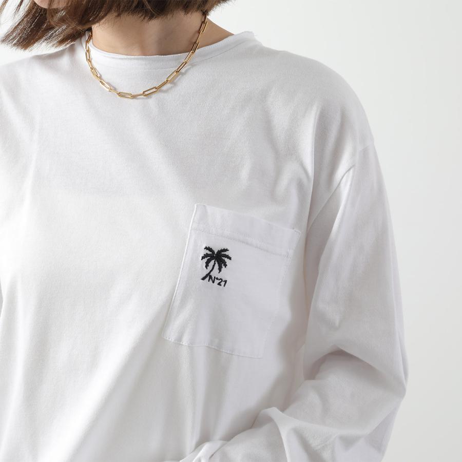 N°21（ヌメロヴェントゥーノ） Tシャツ F031 4157 レディース 長袖