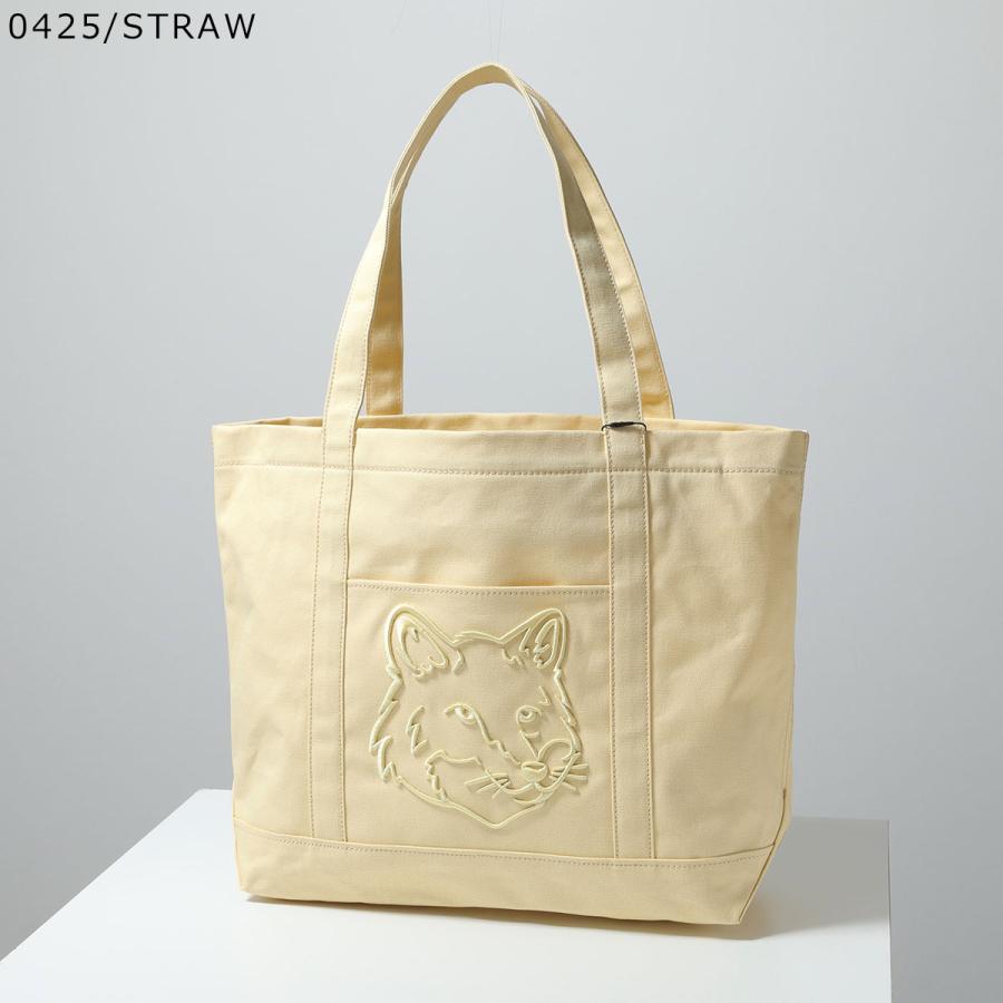 お*ち☆MAISON KITUNE 刺繍 トートバッグ☆ MAISON KITSUNE（メゾン キツネ） トートバッグ FOX HEAD LARGE