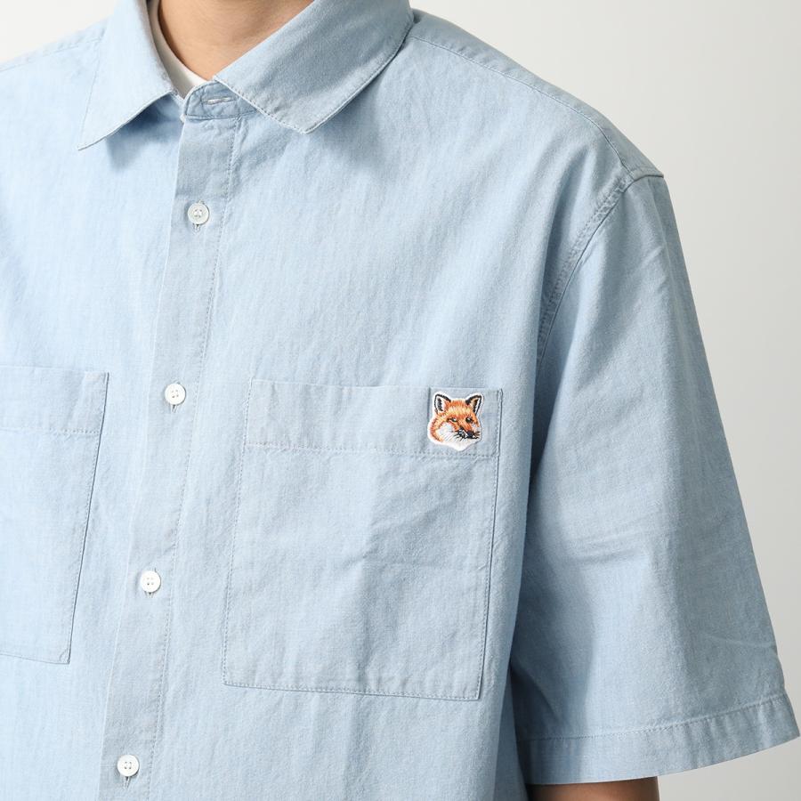 MAISON KITSUNE（メゾン キツネ） シャツ FOX HEAD ナチュラル