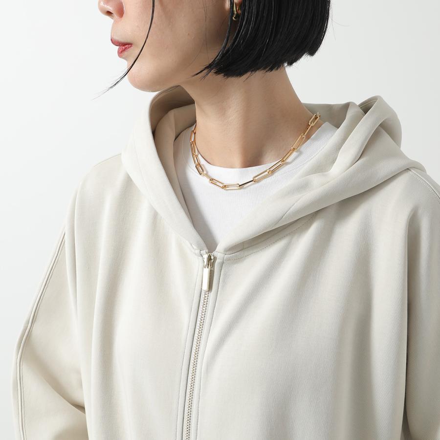 美品！S Max Mara ロング　パーカー　アイボリー S MAXMARA MAX MARA エス マックスマーラ パーカー DRITTO