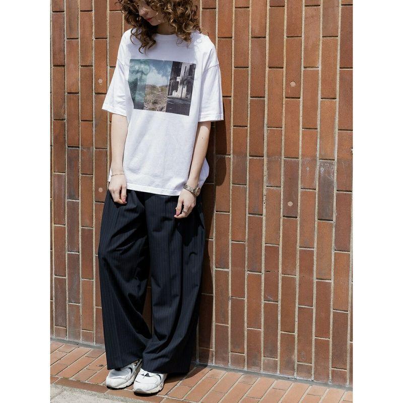 soyy. ソイ スラックス My Slacks SOY25SS-PT-003-STRIPE レディース