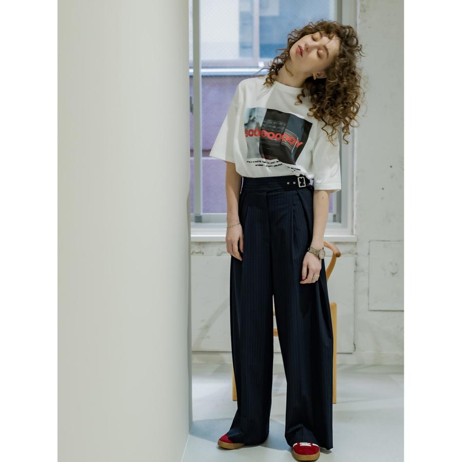 soyy. ソイ スラックス My Slacks SOY25SS-PT-003-STRIPE レディース