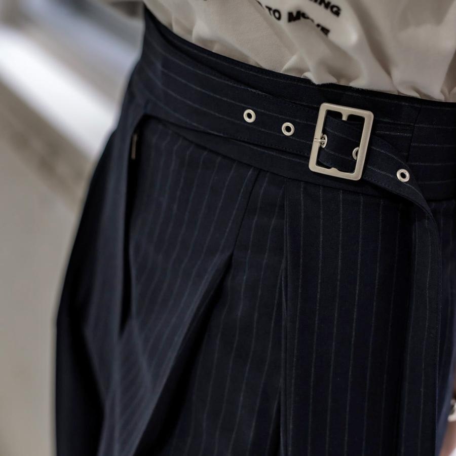 soyy. ソイ スラックス My Slacks SOY25SS-PT-003-STRIPE レディース