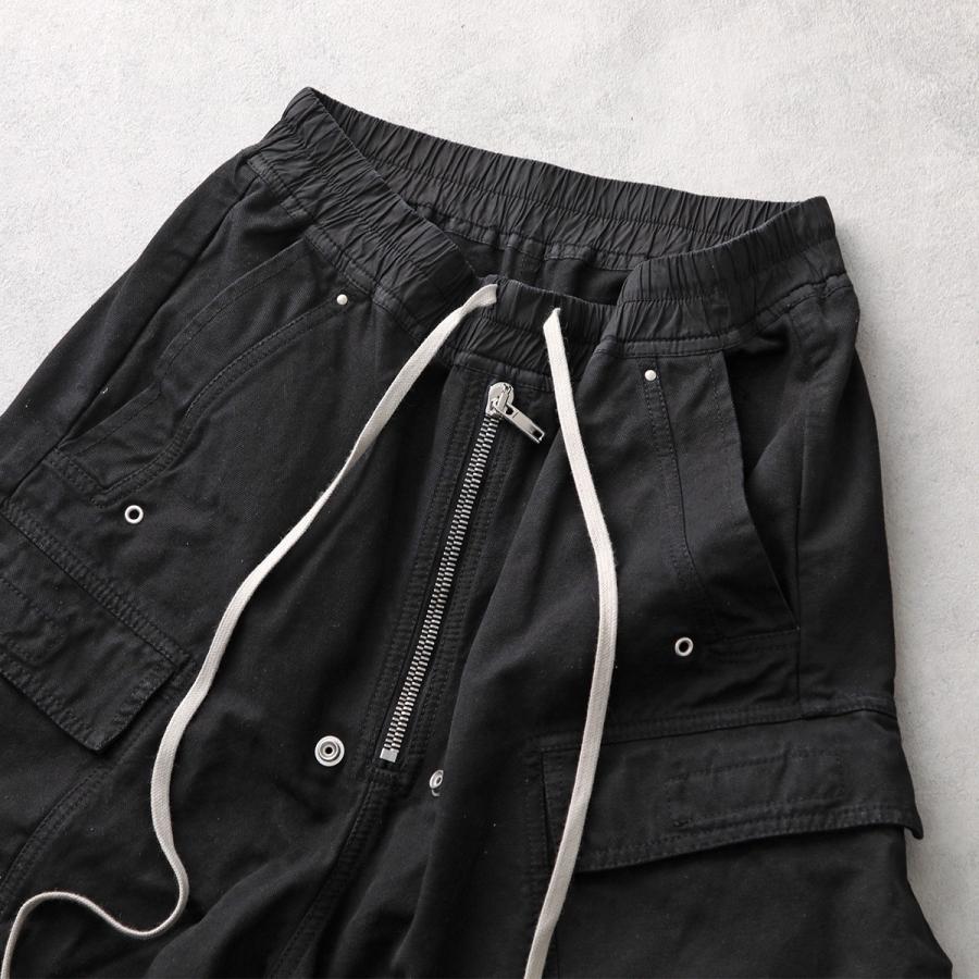 Rick Owens DRKSHDW リックオウエンス ダークシャドウ カーゴパンツ DOUBLE CARGO JUMBO BELAS DU01F4398 CVS メンズ トートバッグ付き 09/BLACKの画像