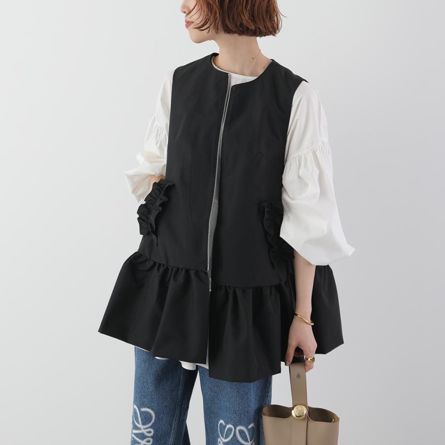 PICCIN（ピッチン） ベスト 907000 レディース フリル ペプラム