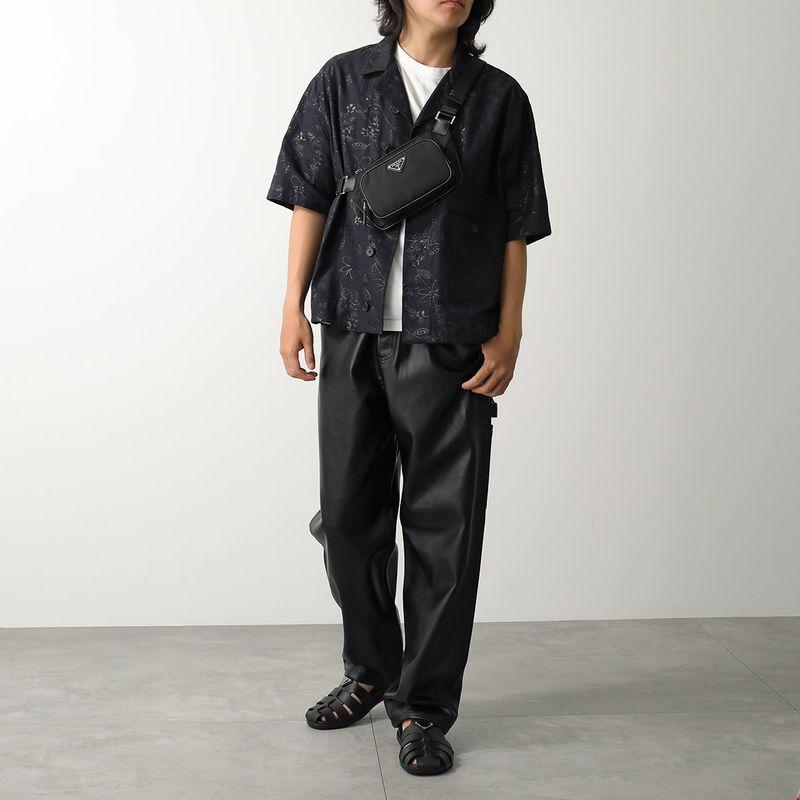 PRADA ボンサック ドラムバッグ BLACK V228 ショルダーバッグ PRADA（プラダ） ショルダーバッグ 2VH128 2DMH メンズ Re-Nylon