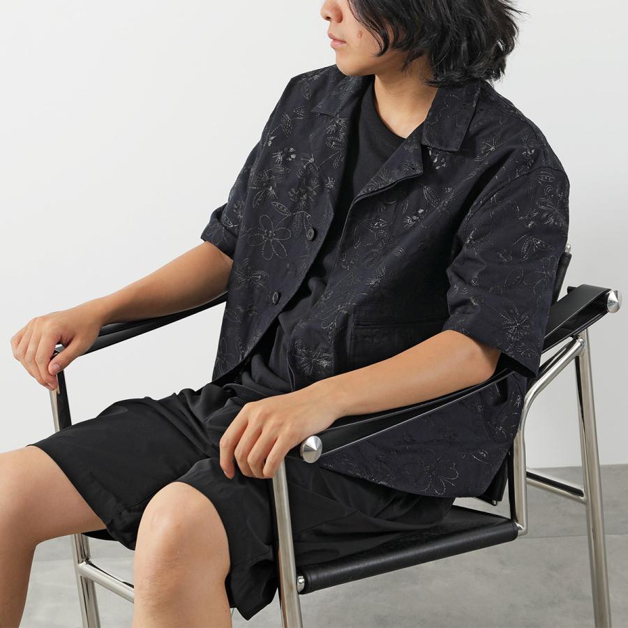 HERMES エルメス 半袖シャツ Fleurs technique short-sleeve