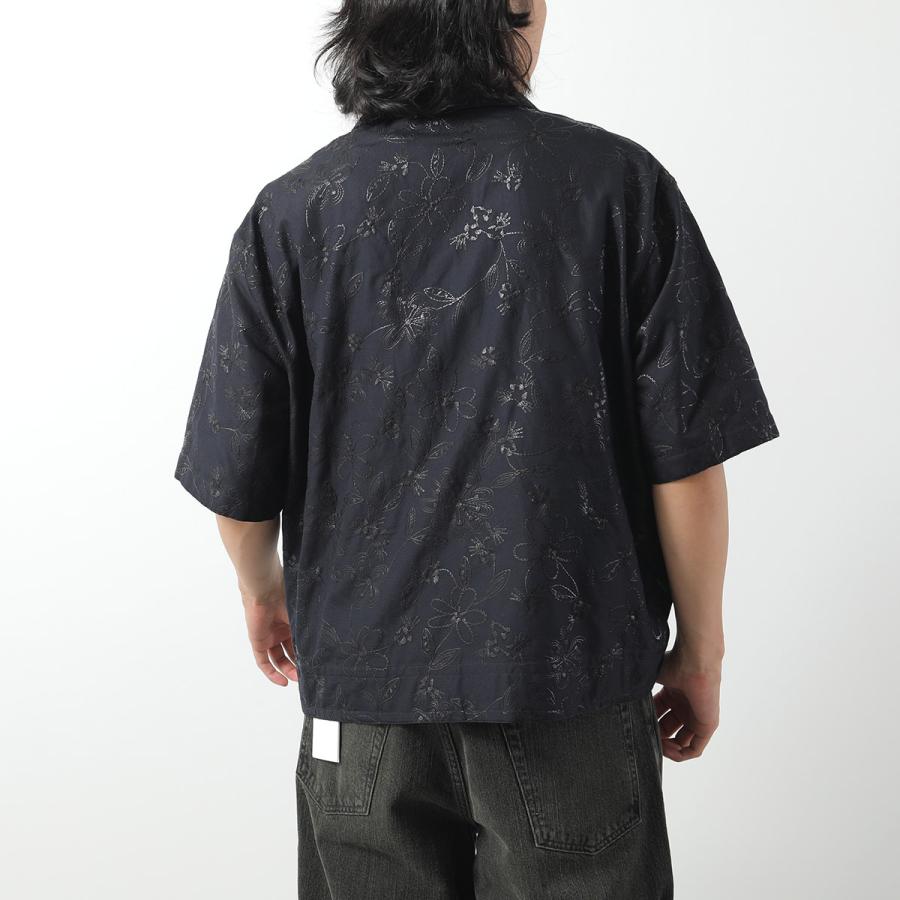 HERMES エルメス 半袖シャツ Fleurs technique short-sleeve