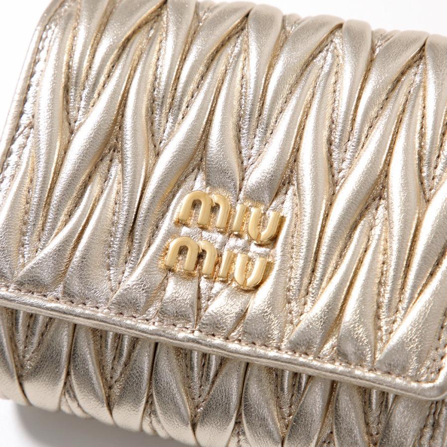 【美品・箱付き】miu miu ミュウミュウ マテラッセ 三つ折り財布 ミニ 楽天市場】【最大2万円OFFクーポン対象・12/23～25限定】MIUMIU ミュウ