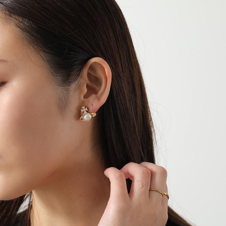 Vivienne Westwood ヴィヴィアンウエストウッド ピアス GABY ギャビー 6201037I 02R963 レディース オーブ パール アクセサリー カラー2色の画像