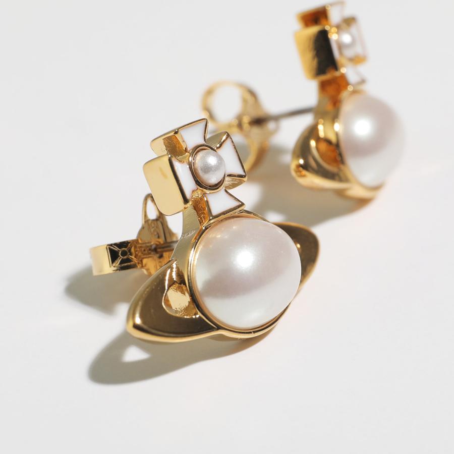 Vivienne Westwood ヴィヴィアンウエストウッド ピアス GABY ギャビー 6201037I 02R963 レディース オーブ パール アクセサリー カラー2色の画像