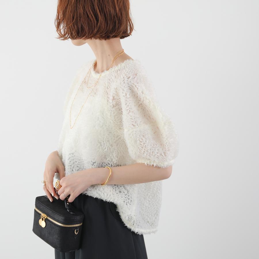NUS ヌース ブラウス 35526 レディース UZUMAKI チュールランタン