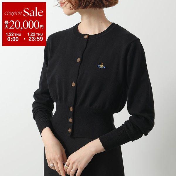 ヴィヴィアン　オーブ　カーディガン　黒 ヘビー裏毛ドームORB カーディガン(ブラック)（レディース