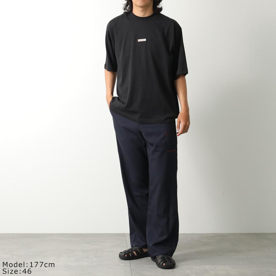 MARNI マルニ トップス 麻 リネン オーガニック ナチュラル M ホワイト マルニパッチ オーガニックコットン Tシャツ | Marni