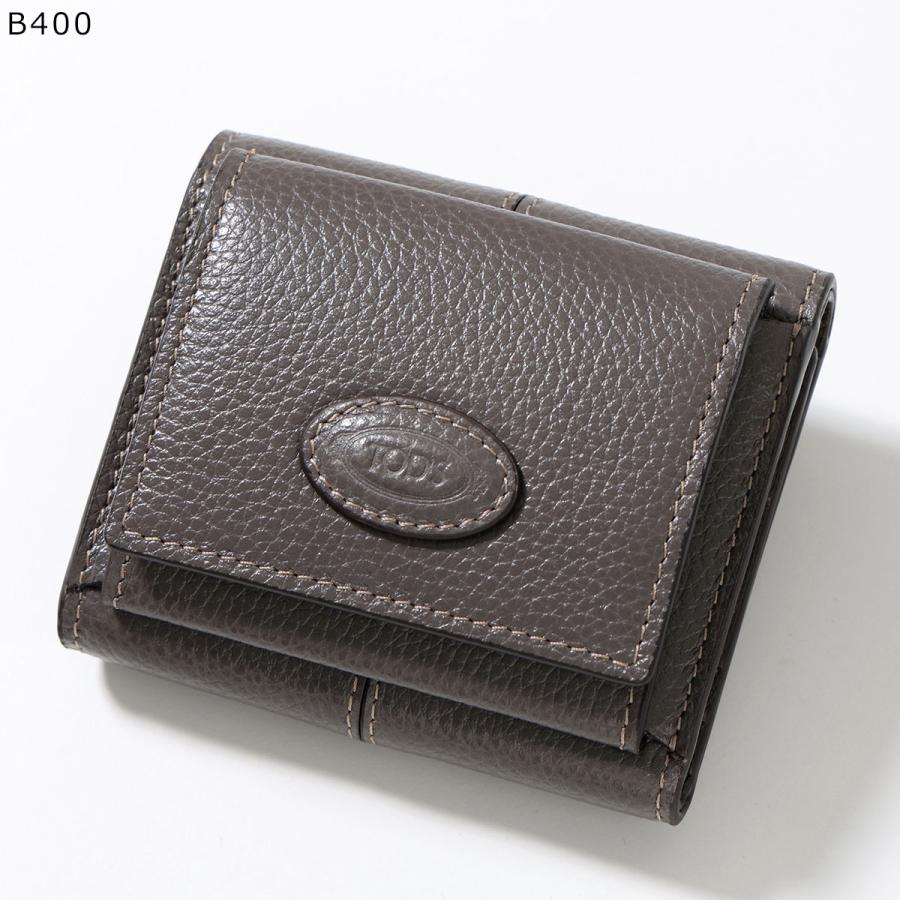 TODS トッズ 三つ折り財布 XAWDBNB2000XSO レディース レザー ミニ財布 ロゴ カラー5色 XAWDBNB2000XSOB999の画像