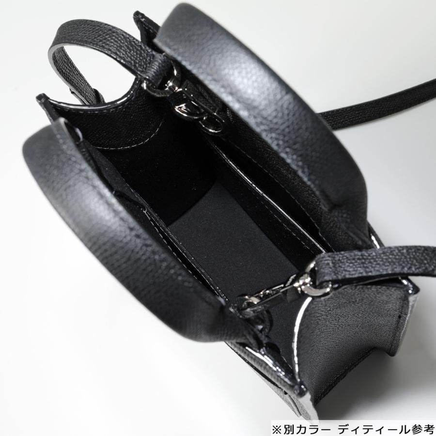 ✨未使用に近い✨Valextra ストラップ付きマイクロレザーポーチ Valextra（ヴァレクストラ） ショルダーバッグ BOXY MICRO ボクシィ