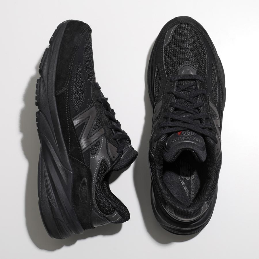 New Balance ニューバランス スニーカー Made in USA 990v6 U990BB6 メンズ メッシュ スニーカー スウェード 厚底 シューズ 靴 オールブラックの画像