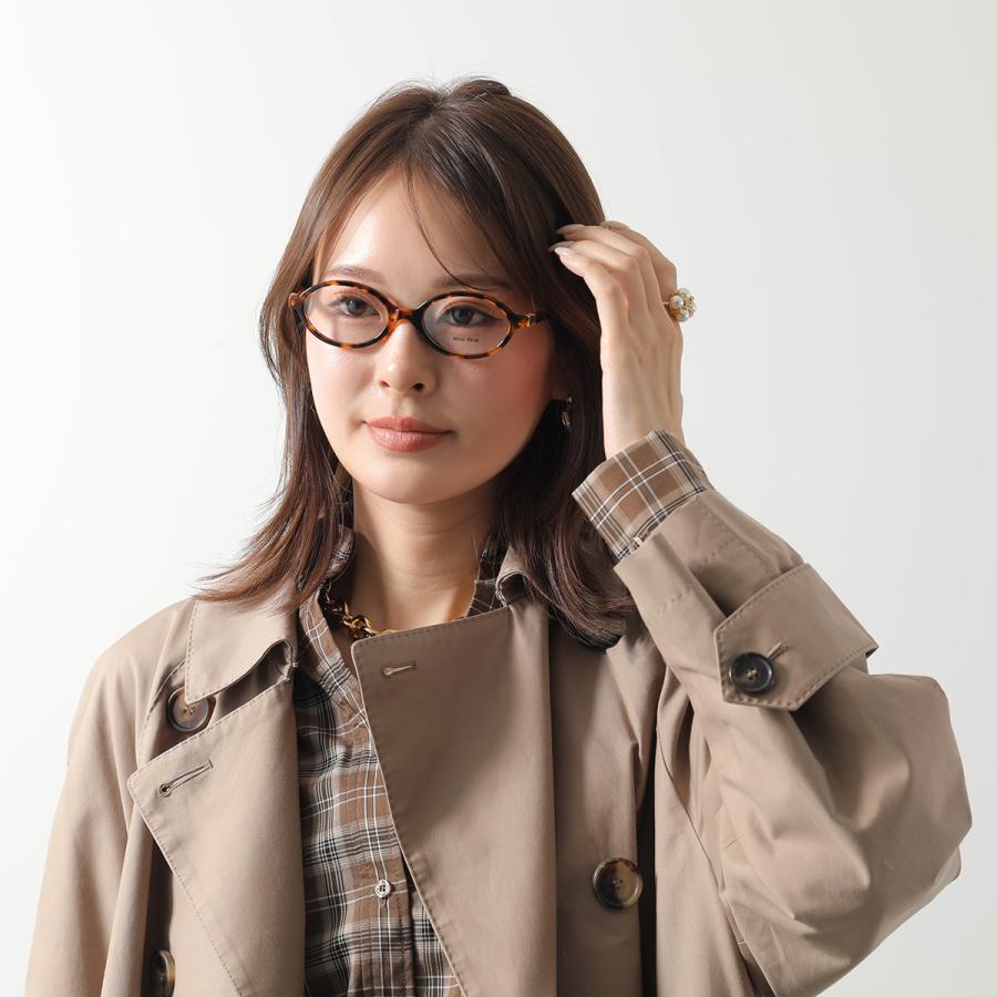 miu miu（ミュウミュウ） メガネ VMU 01X レディース オーバル型 セル