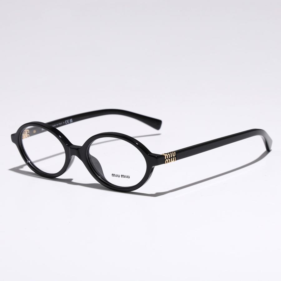 MIU MIU風オーバルフレーム かっこよく決まる miu miu（ミュウミュウ） メガネ VMU 01X レディース オーバル型 セル