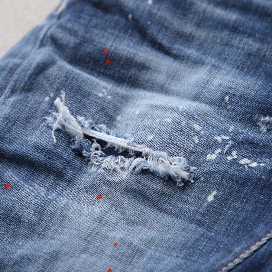 DSQUARED2 ディースクエアード ジーンズ Tidy Biker Jean タイディ バイカー S74LB1735 S30664 メンズ デニムパンツ スキニー スリム ストレッチ 470の画像