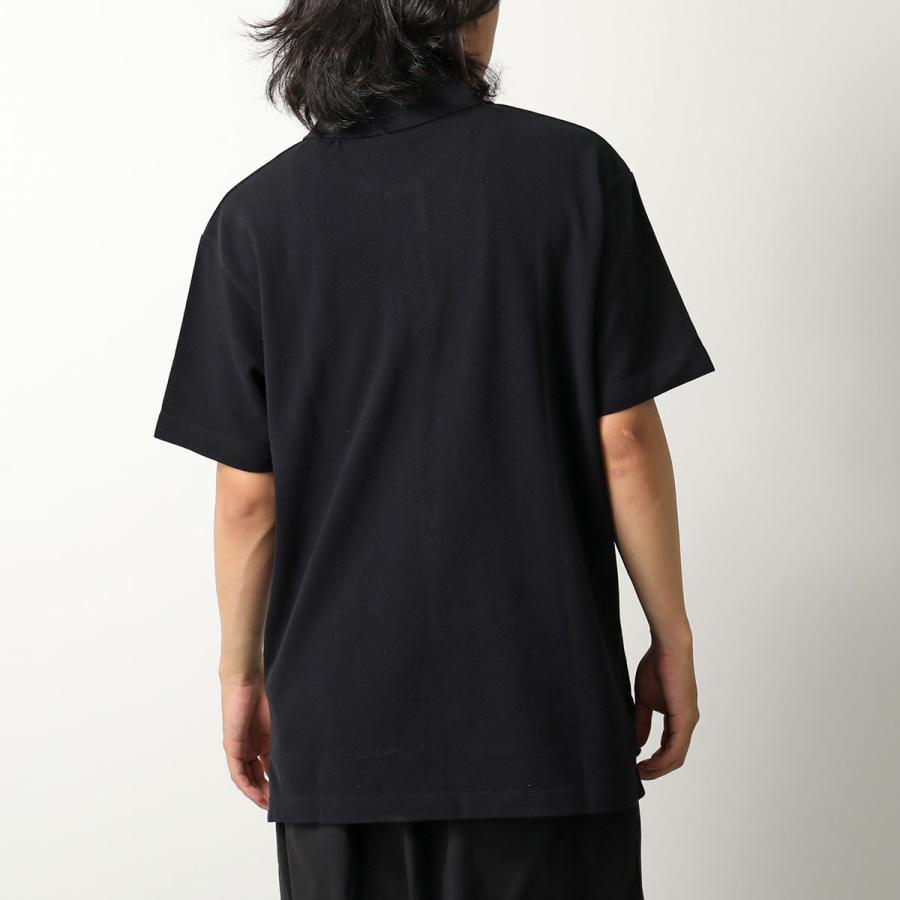 メゾンキツネ ポロシャツ M 黒 半袖 鹿の子 綿 MAISON KITSUNE MAISON KITSUNE（メゾン キツネ） ポロシャツ メンズ 無地 FOX HEAD