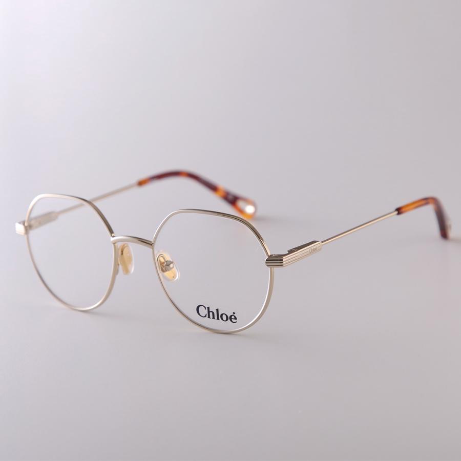 Chloe（クロエ） メガネ CH0137O レディース ボストン型 メタル