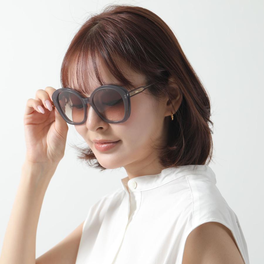 Chloe（クロエ） サングラス CH0081S レディース バタフライ型 セル