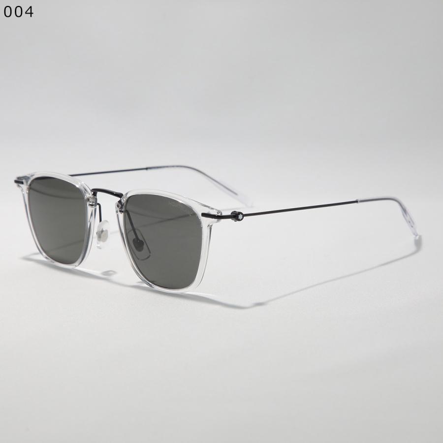 【美品】 BLANC.. サングラス MONTBLANC（モンブラン） サングラス MB0295S メンズ ウェリントン型