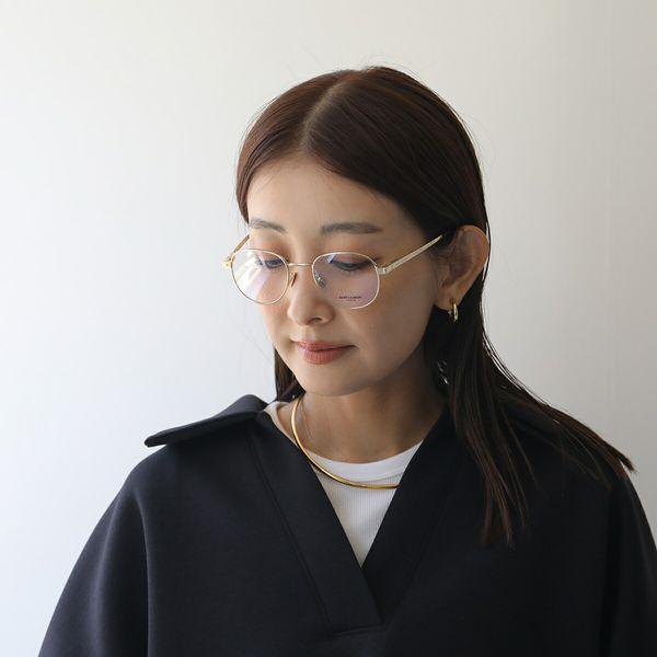 SAINT LAURENT サンローラン メガネ SL 555 OPT レディース ボストン型