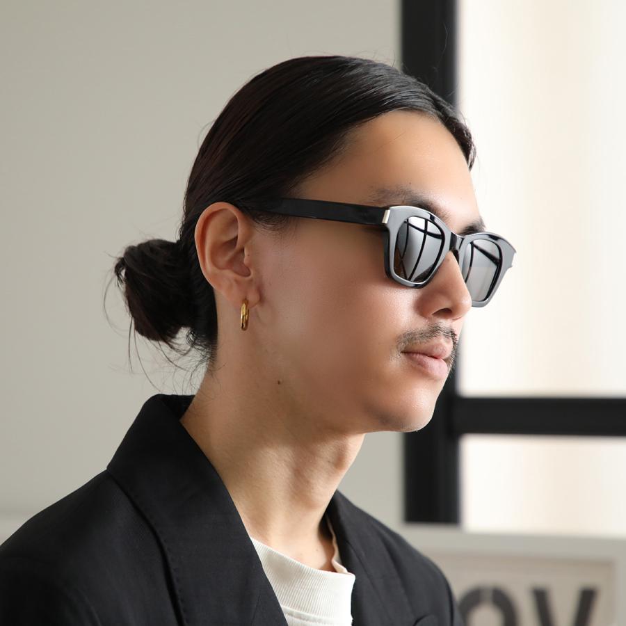 SAINT LAURENT ブラックサングラス SAINT LAURENT サンローラン サングラス SL 592 メンズ ウェリントン型