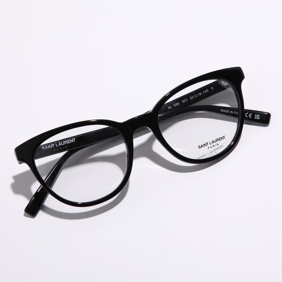 SAINT LAURENT サンローラン メガネ SL 589 レディース ウェリントン型