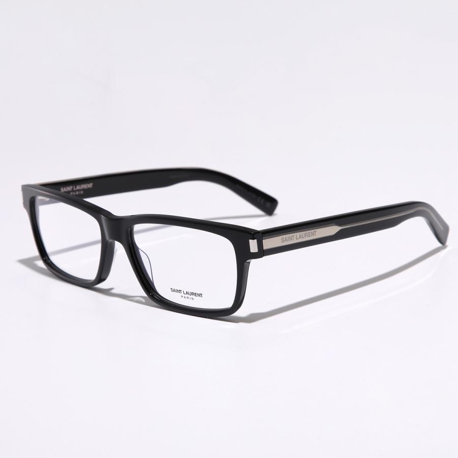SAINT LAURENT サンローラン メガネ SL 622 メンズ スクエア型 黒縁