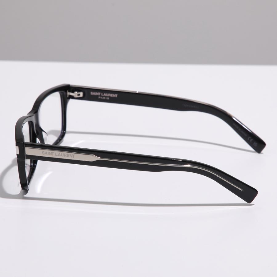 SAINT LAURENT サンローラン メガネ SL 622 メンズ スクエア型 黒縁