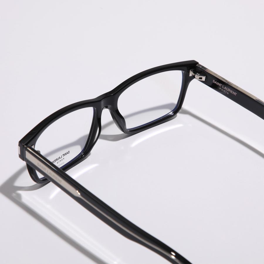 SAINT LAURENT サンローラン メガネ SL 622 メンズ スクエア型 黒縁