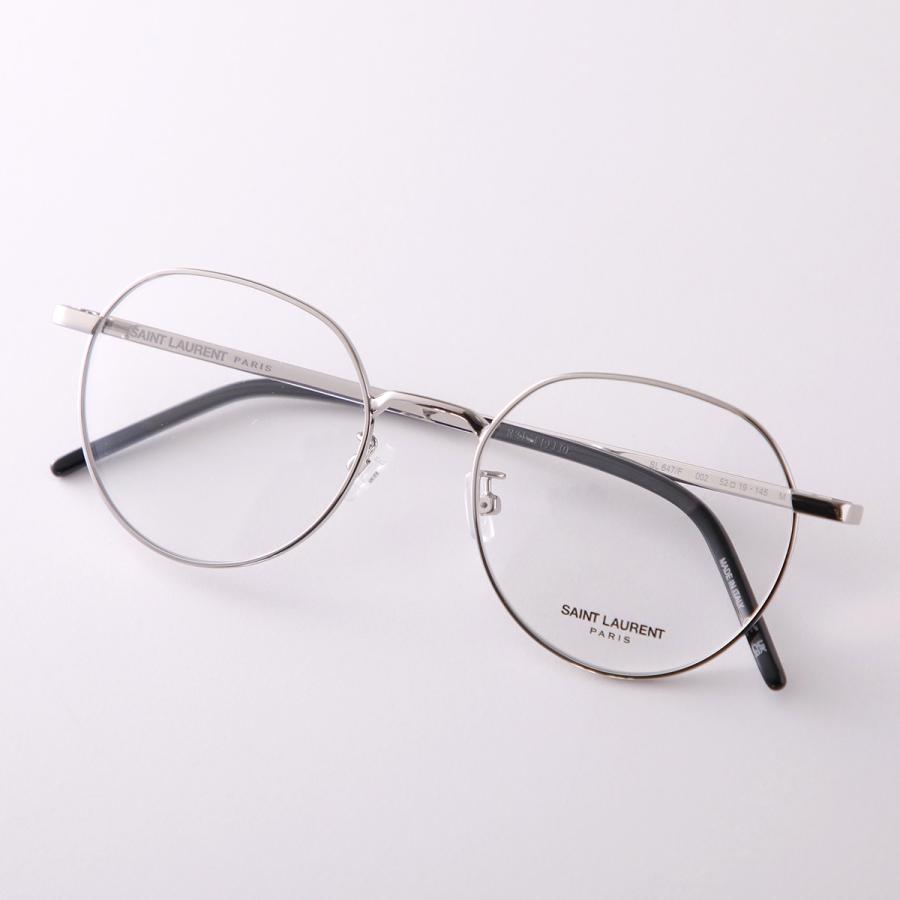 SAINT LAURENT サンローラン メガネ SL 647/F メンズ ボストン型