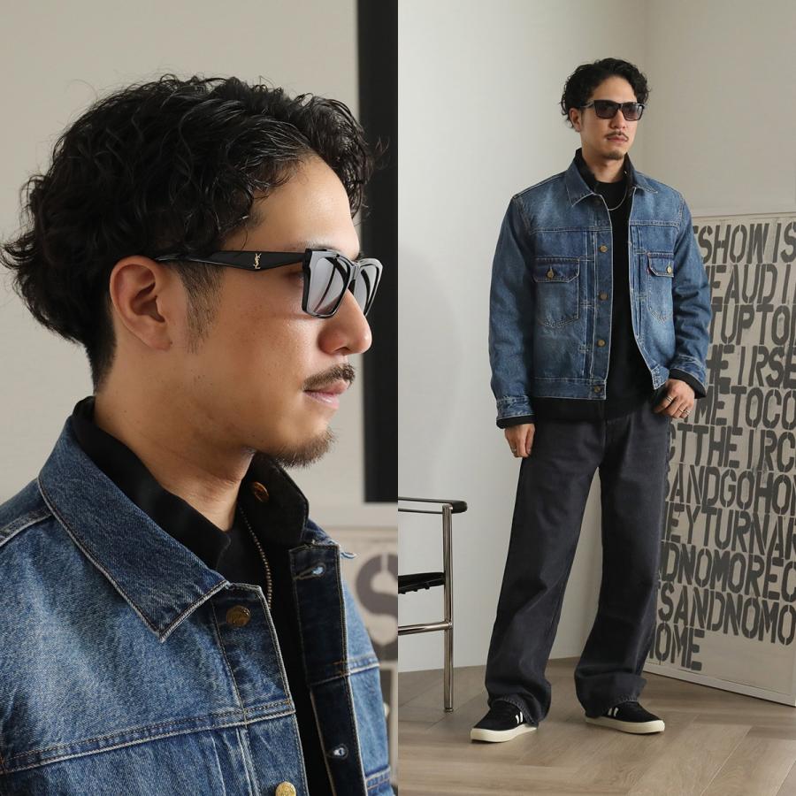 SAINT LAURENT サンローラン サングラス SL M104 メンズ スクエア型