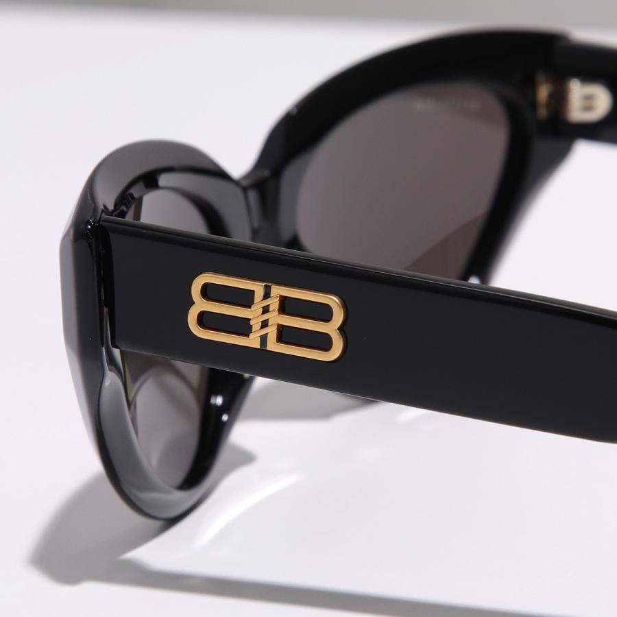 BALENCIAGA ユニセックスサングラス 黒 キャットアイ　新品　正規品 BALENCIAGA バレンシアガ サングラス BB0270S メンズ キャット
