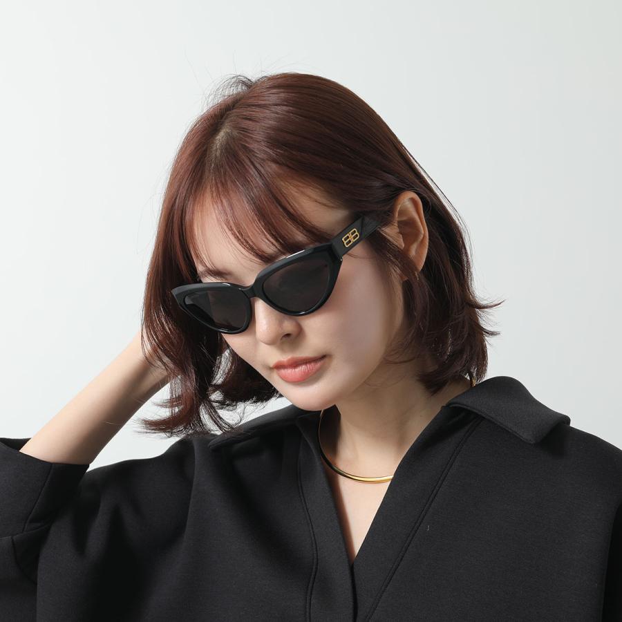 【美品 最終価格 BALENCIAGA BB0150Sサングラス】 BALENCIAGA (バレンシアガ) ロゴ ウェリントン サングラス BC0215SA003