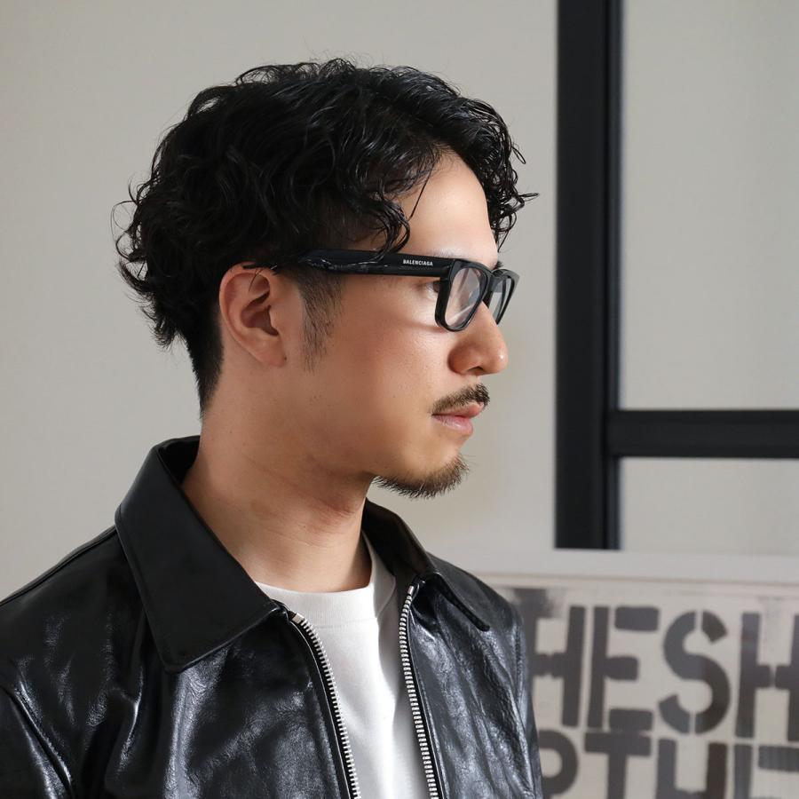 む*ぅ様 BALENCIAGA メガネ ウェリントン型 BALENCIAGA (バレンシアガ) ロゴ ウェリントン サングラス BC0215SA003