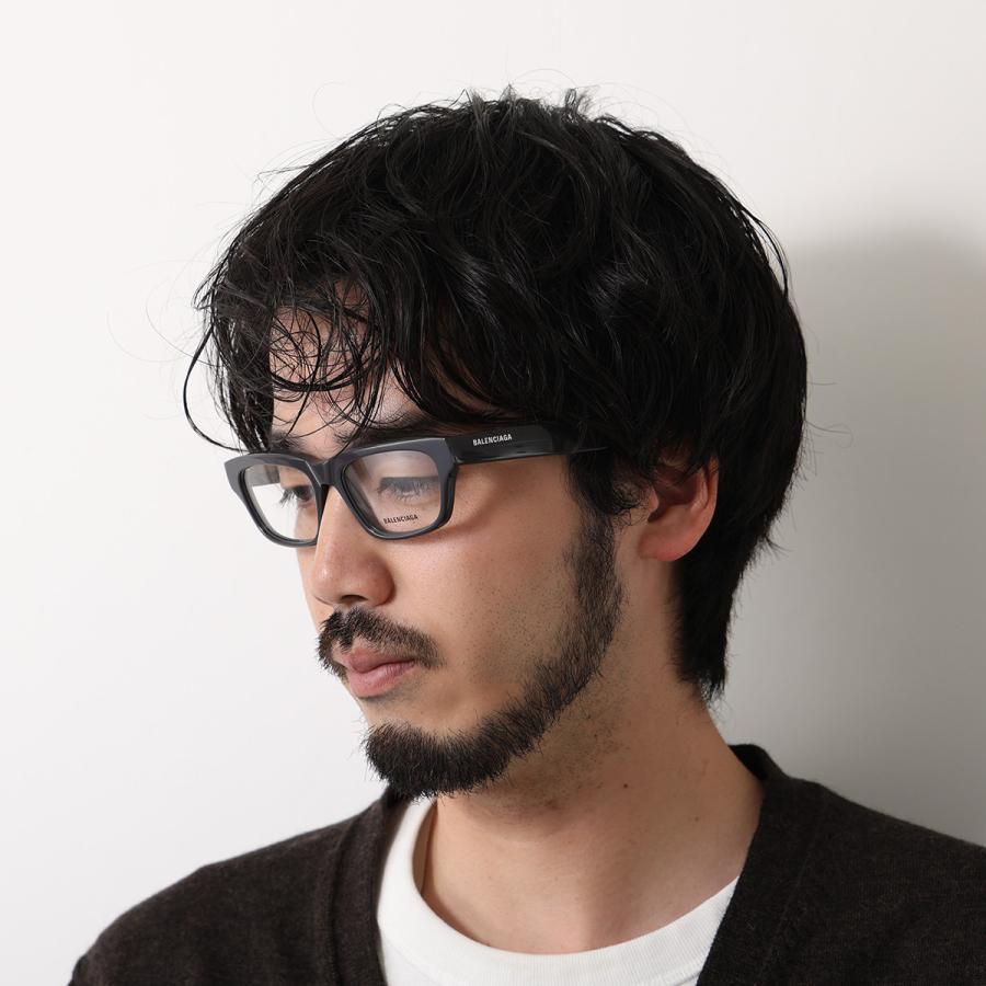 BALENCIAGA（バレンシアガ） メガネ BB0344O メンズ スクエア型 セル