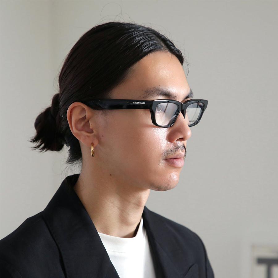 BALENCIAGA（バレンシアガ） メガネ BB0344O メンズ スクエア型 セル