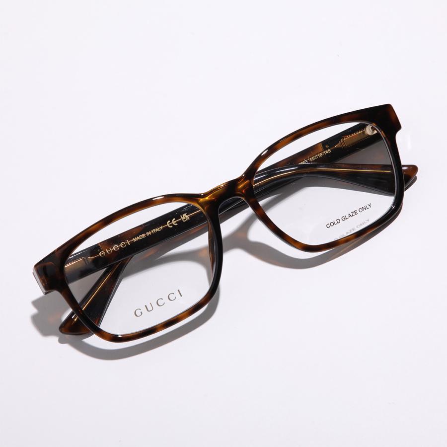 GUCCI（グッチ） メガネ GG0749O メンズ スクエア型 フルリム セル