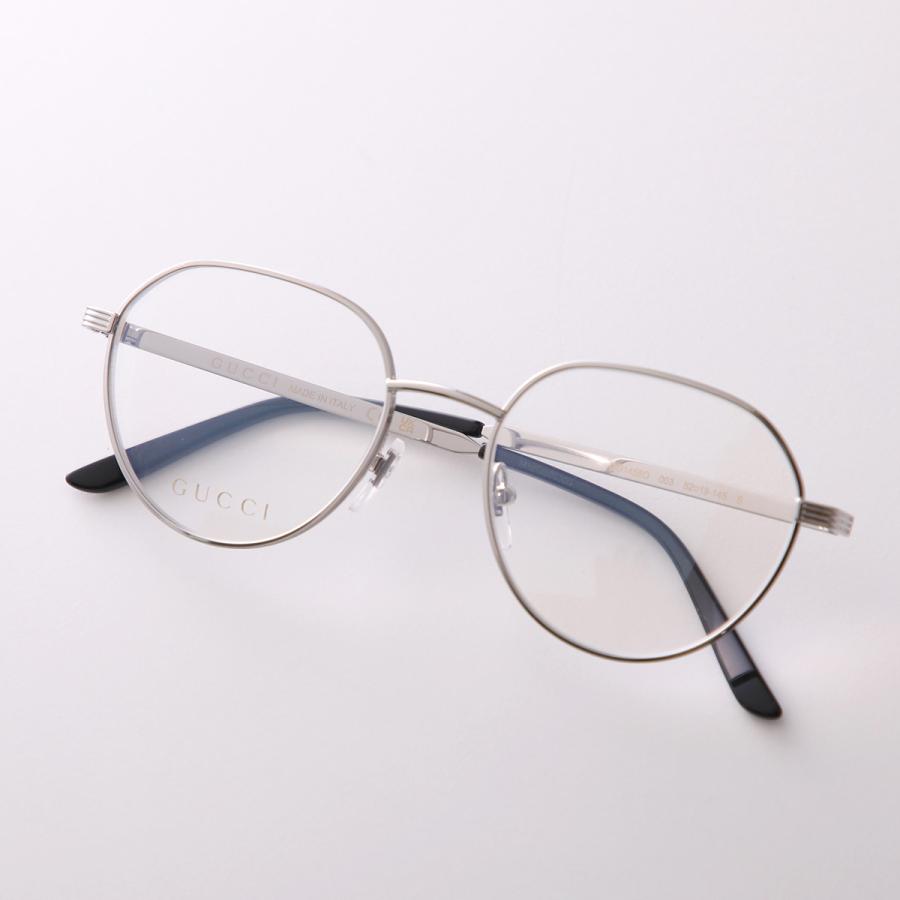 GUCCI（グッチ） メガネ GG1458O メンズ ボストン型 メタルフレーム 細