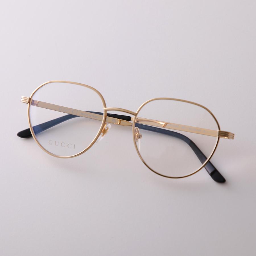 GUCCI（グッチ） メガネ GG1458O メンズ ボストン型 メタルフレーム 細