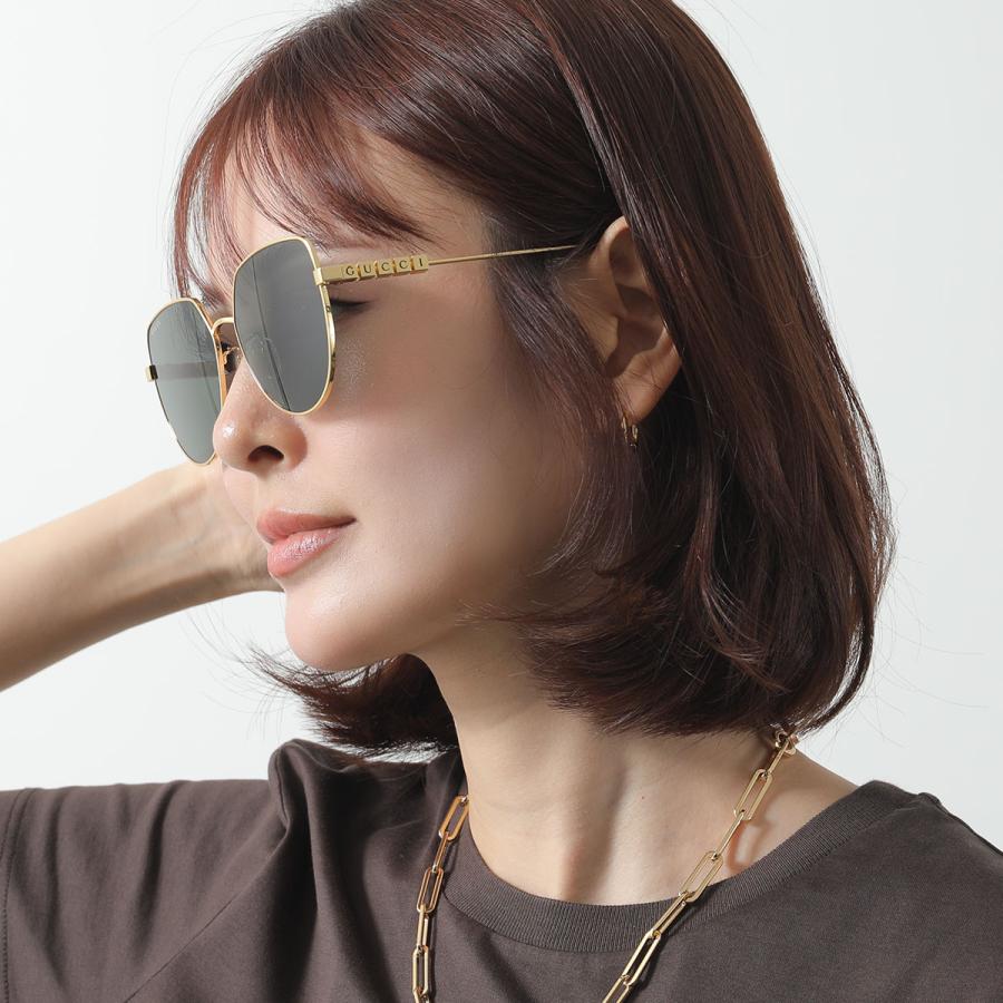 GUCCI（グッチ） サングラス GG1435SA メンズ ボストン型 メタル