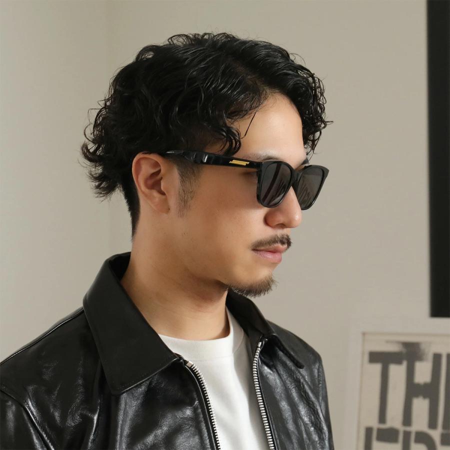 BOTTEGA VENETA ボッテガヴェネタ サングラス BV1151SA レディース ウェリントン型 セルフレーム フルリム アジアンフィット ロゴの画像