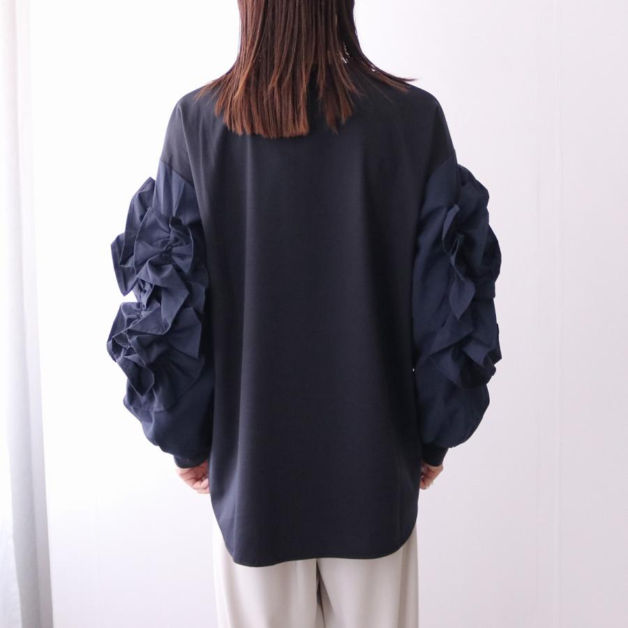 Re.Verofonna ヴェロフォンナ ウェーブ フリル カットソー