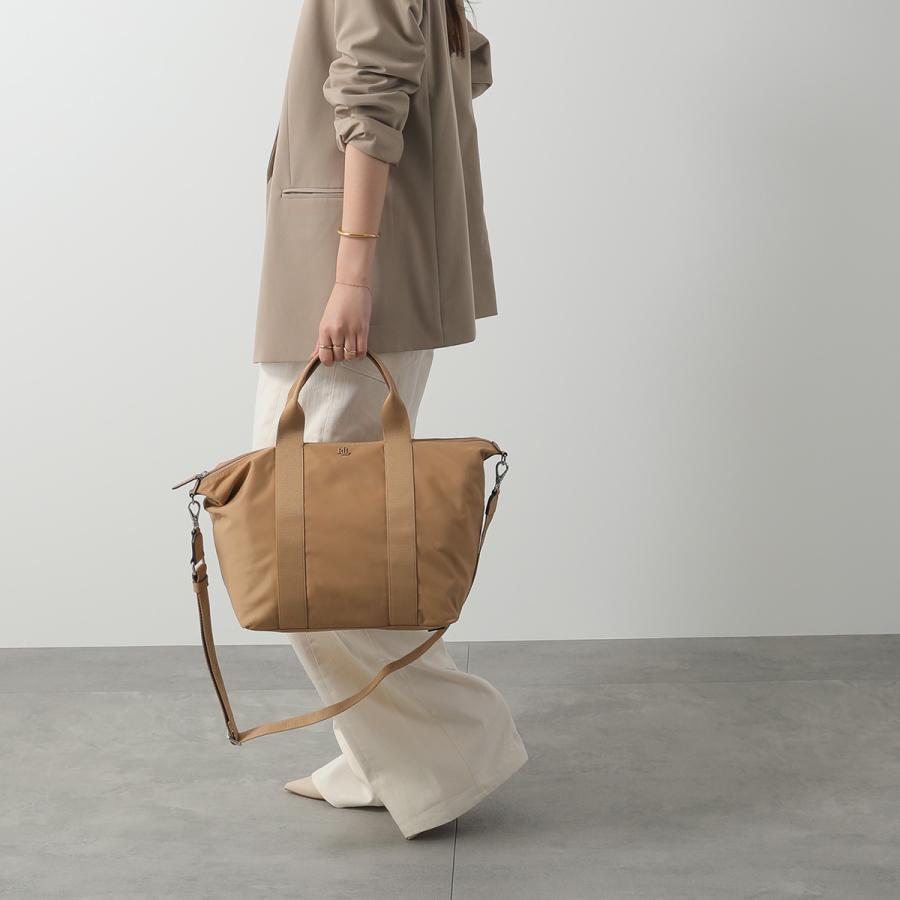 ローレンラルフローレン トートバッグ ベージュ 美品 LAUREN RALPH LAUREN（ローレン ラルフローレン） トートバッグ STEVIE